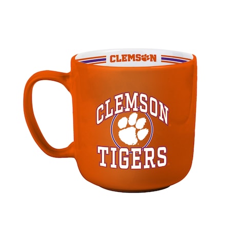 Logo Brands Clemson 15oz Stripe Mug 123-C15SM